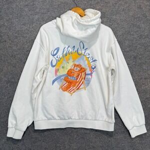 Sundae School Siesta Hoodie Sweatshirt Adult Small Unisex Tiger Terry Korean